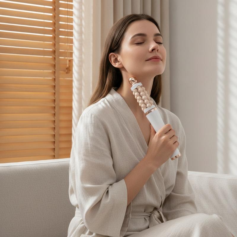 3D 얼굴 롤러 마사지기, 회전하는 웨이브 디자인, 여 - Luxury Skincare Tools 리뷰 및 가격