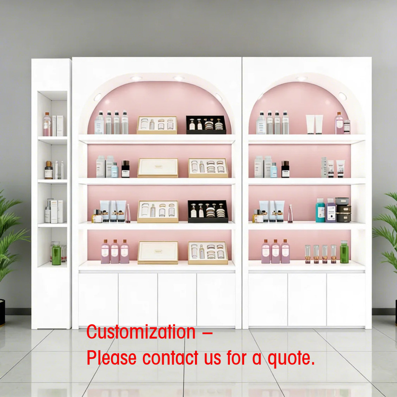 맞춤형 모던 럭셔리 스킨케어 샵 캐비닛 진열대 스테인리 - Luxury Skincare Shop 리뷰 및 가격