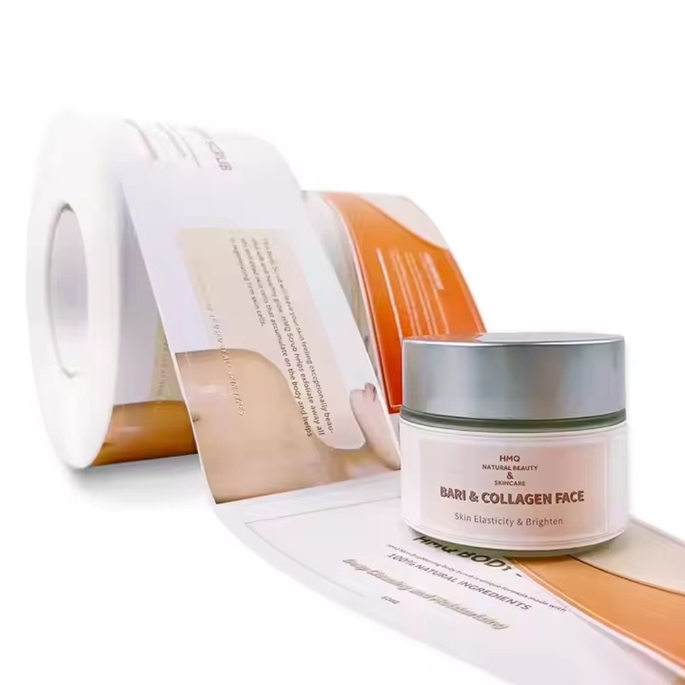 맞춤형 고급 비닐 라벨｜방수 로고 인쇄｜롤 화장품 병  - Luxury Skincare Logo 리뷰 및 가격