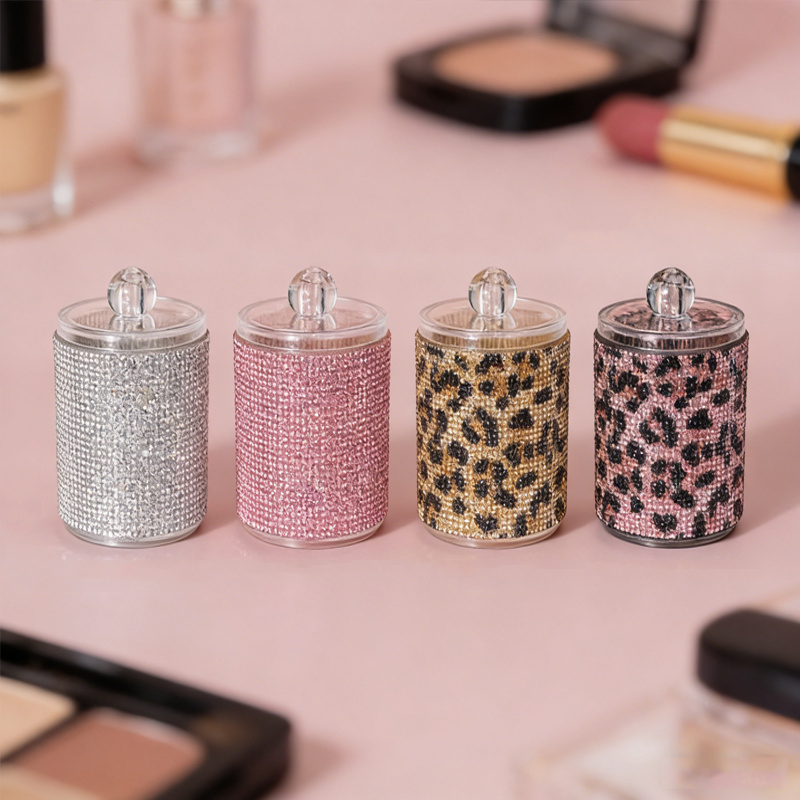 럭셔리 다이아몬드 면봉 보관 케이스 휴대용 메이크업 화 - Luxury Skincare And Makeup Brands 리뷰 및 가격