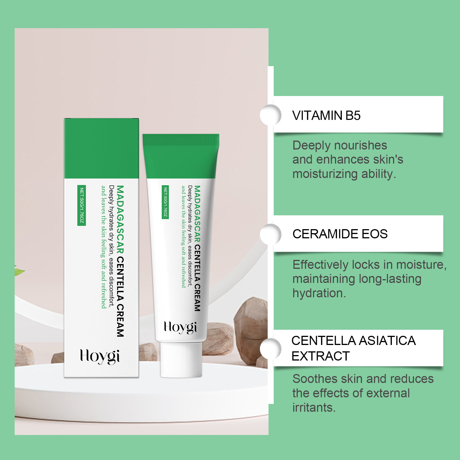 마다가스카르 센텔라 수딩 크림 장벽 강화 손상된 피부  - Luxury Skincare Brands 리뷰 및 가격