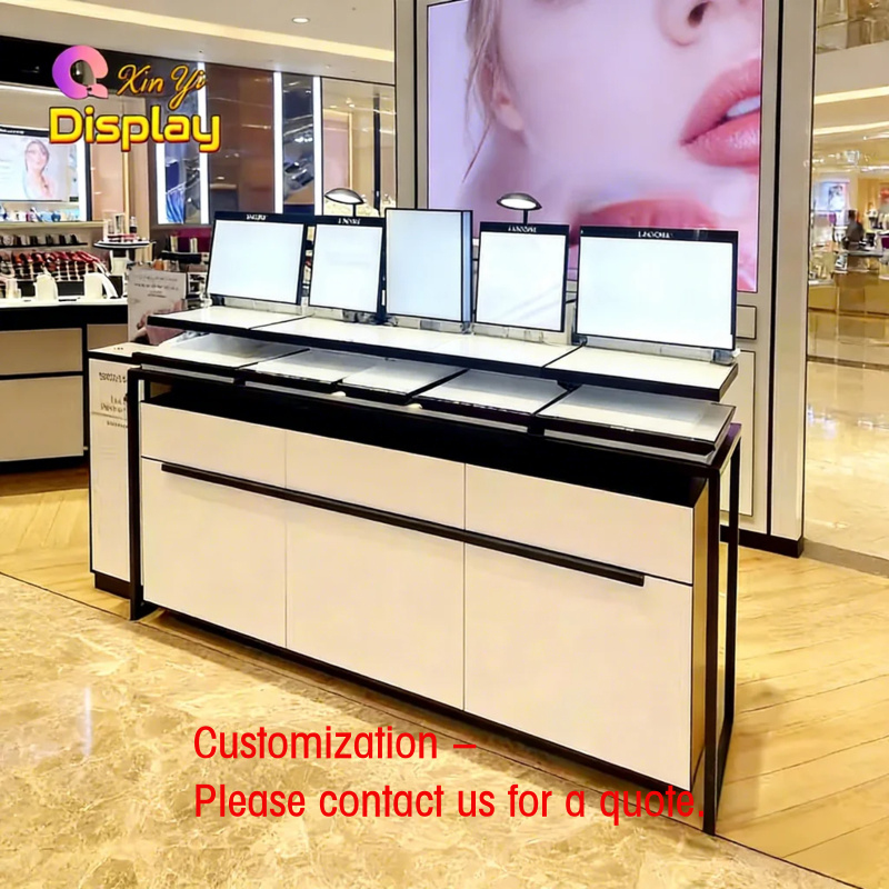 맞춤형 고급 스킨케어 진열 가구 MDF LED 화장품  - Luxury Skincare Shop 리뷰 및 가격