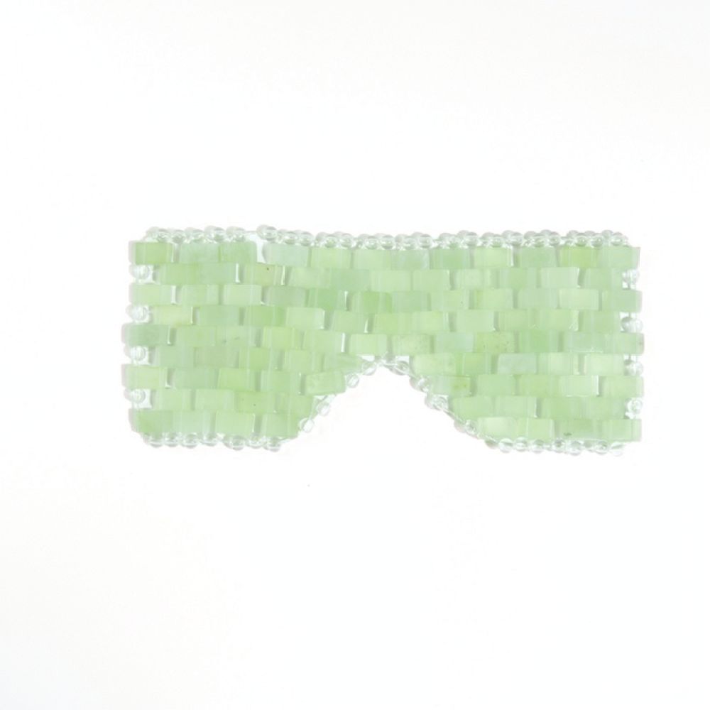 수공예로 짠 시우 옥 안대, 천연석 패치, 시원하고 상 - Luxury Skincare Tools 리뷰 및 가격